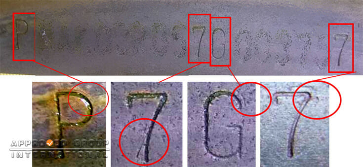 Appearance Of Impression (Ghost) Marks.