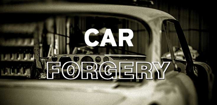 Car "Forgery" Uncovered by Approved Forensics