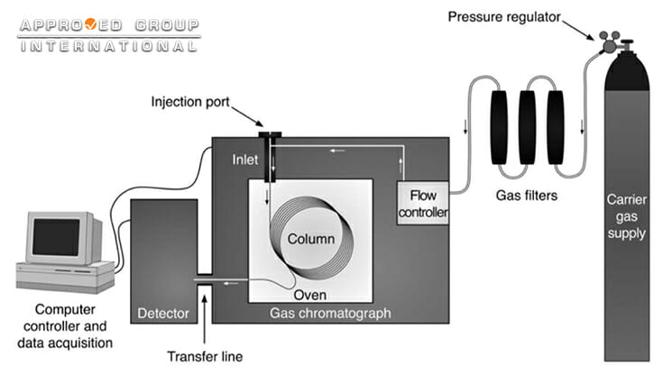 Figure 1: Diagram of a Gas Chromatography – Mass Spectroscopy (GC-MS).