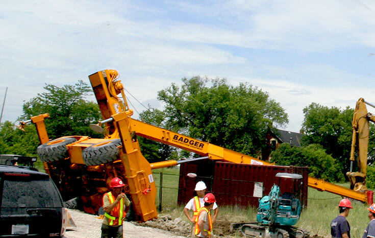 Humpty Dumpty - The Crane Toppled